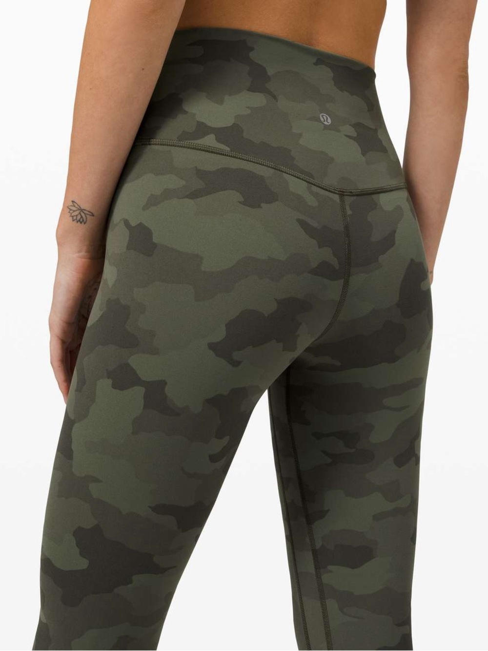 lululemon athletica Olive Green Camo High-Rise Leggings